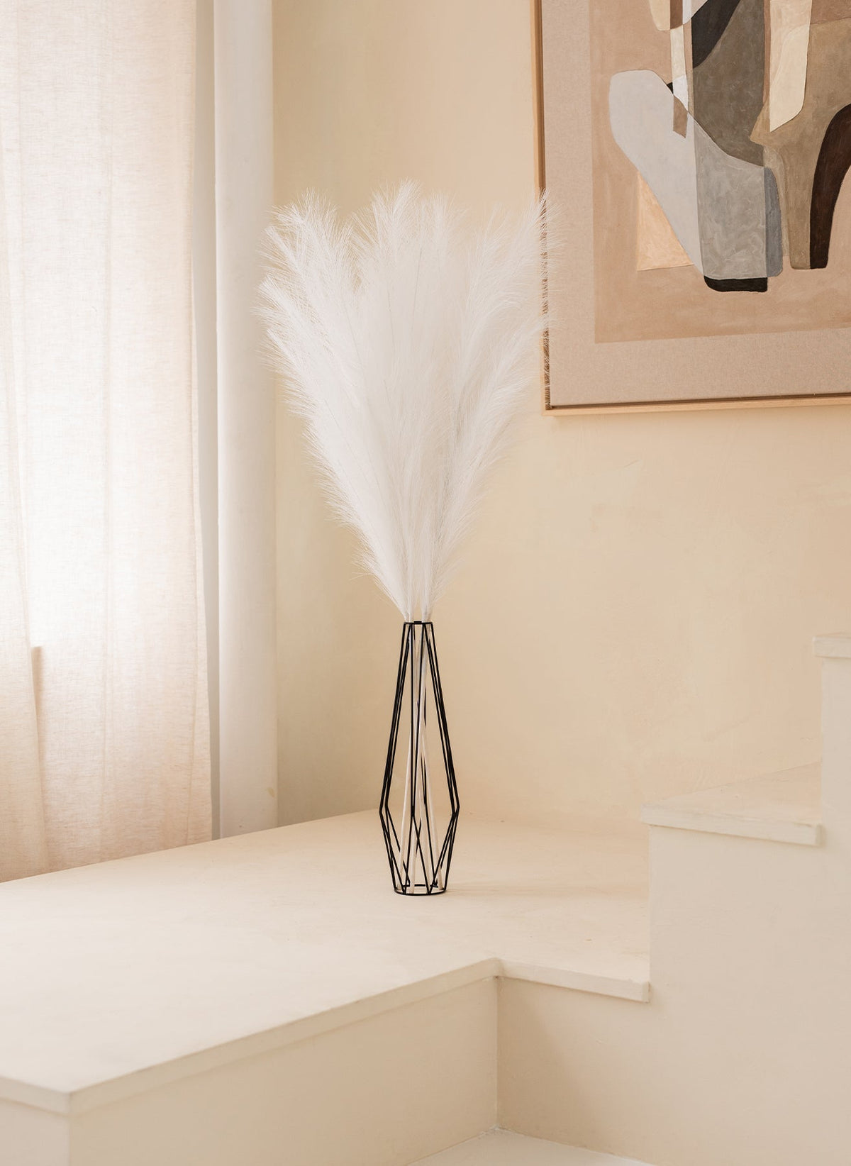 Pampasgras 110cm (3 Stängel) - Weiß