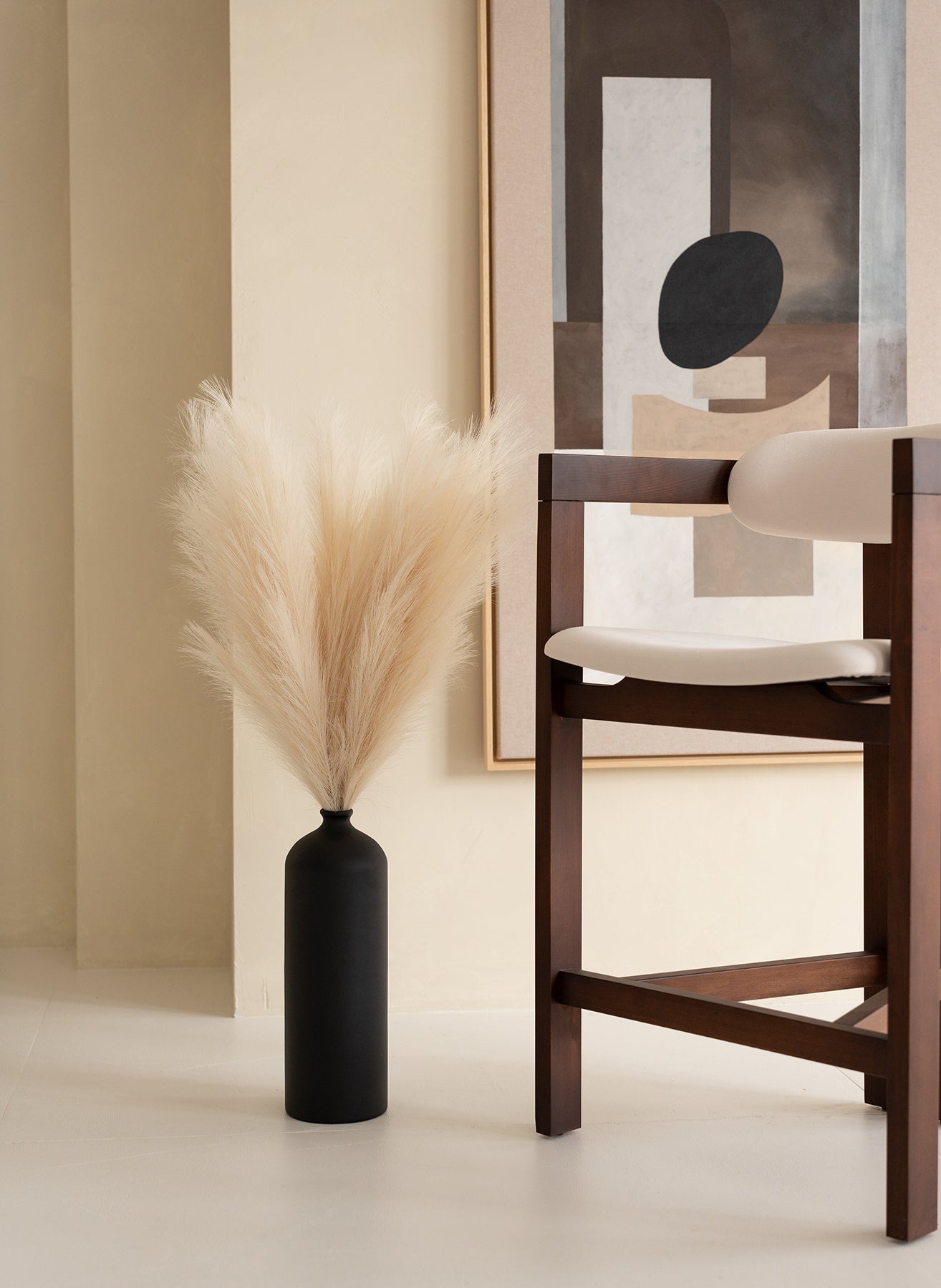 Pampas 110cm (3 Stängel) - Beige