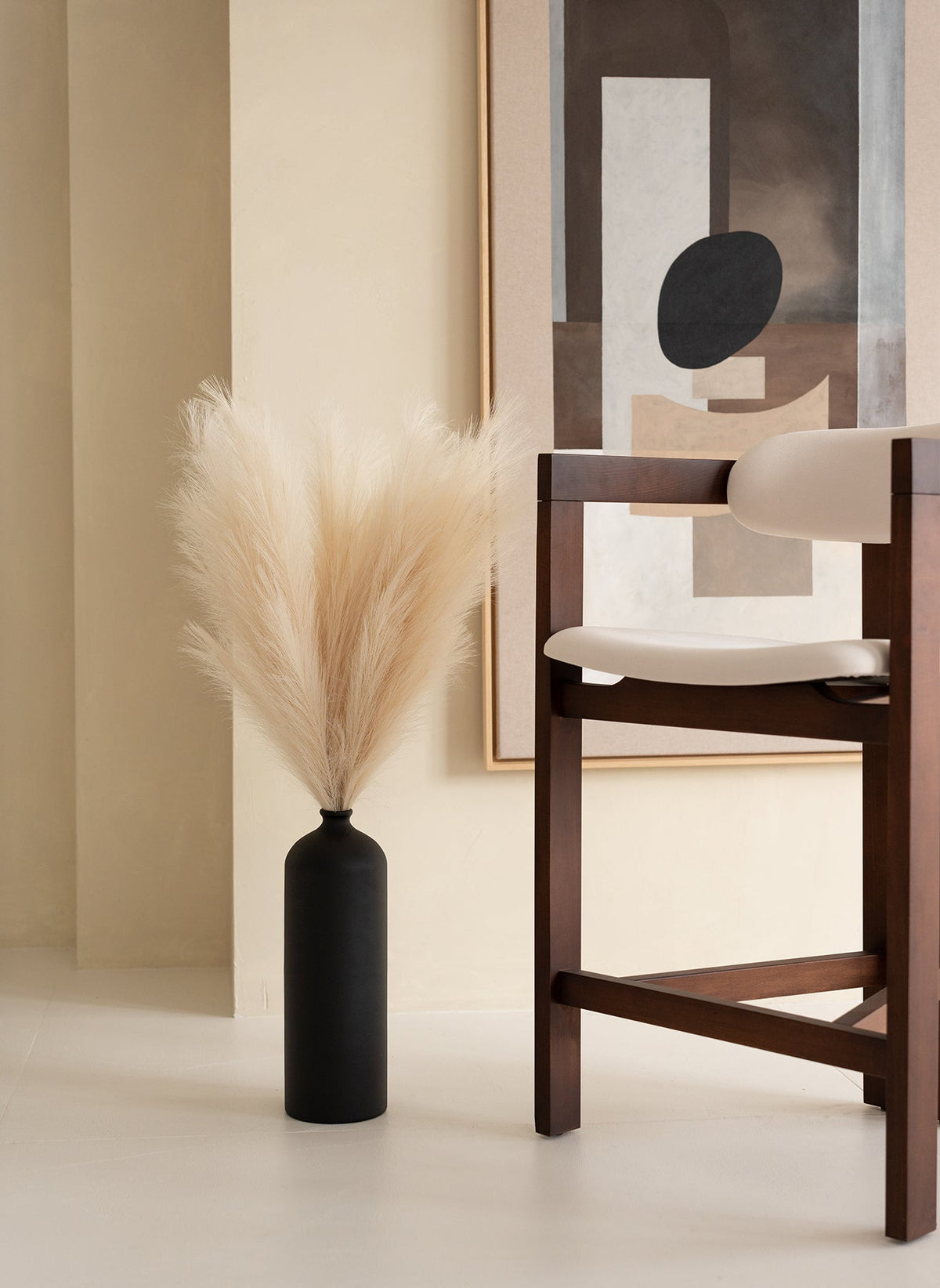 Pampas 110cm (3 Stiele) - Beige