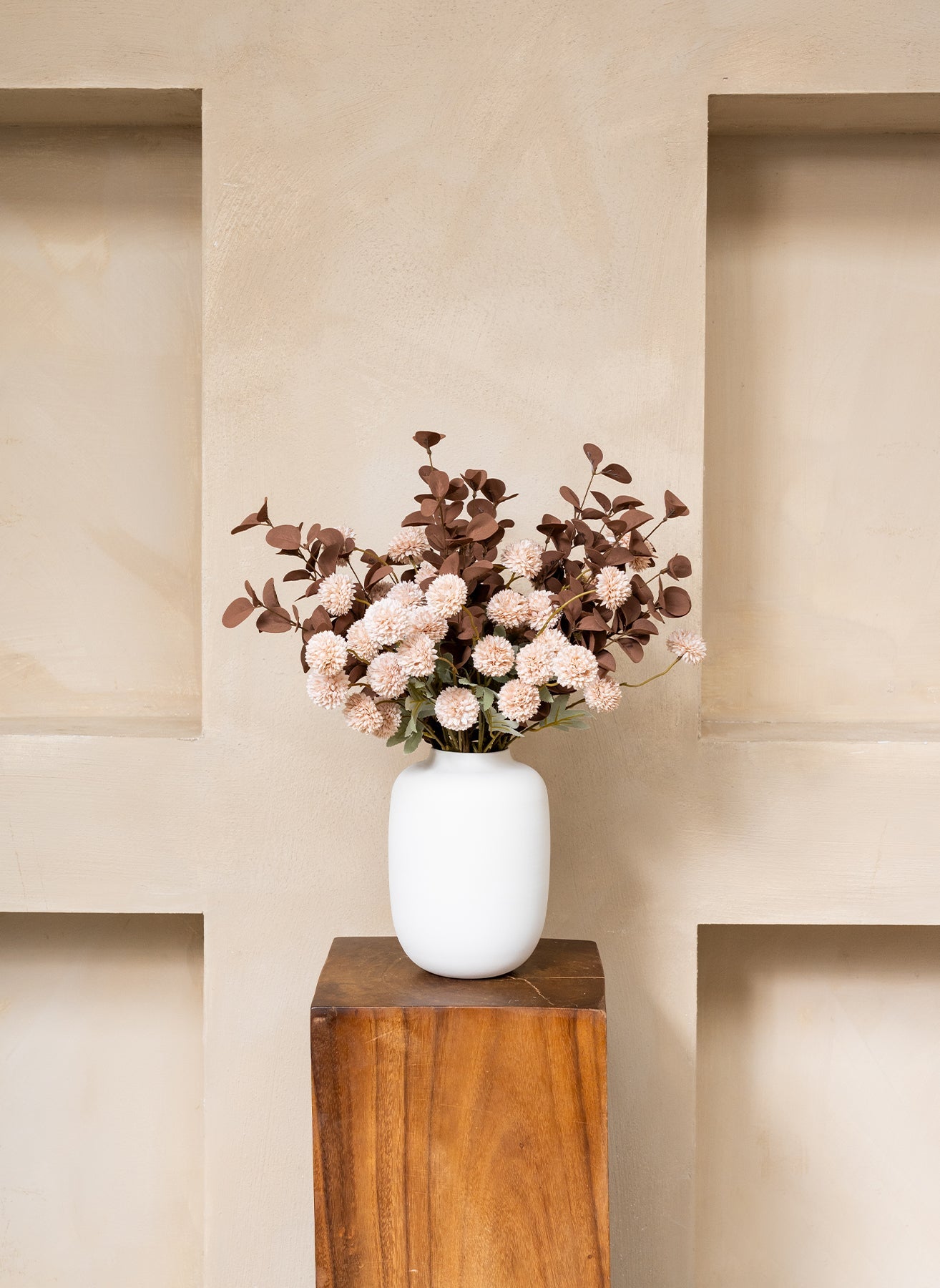 Zusammengestellter Blumenstrauß - Creme Mix