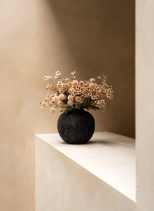 Wachsblumen-Arrangement - Creme