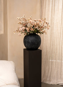 Wachsblumen-Arrangement - Creme