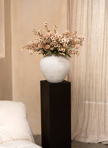 Wachsblumen-Arrangement - Creme