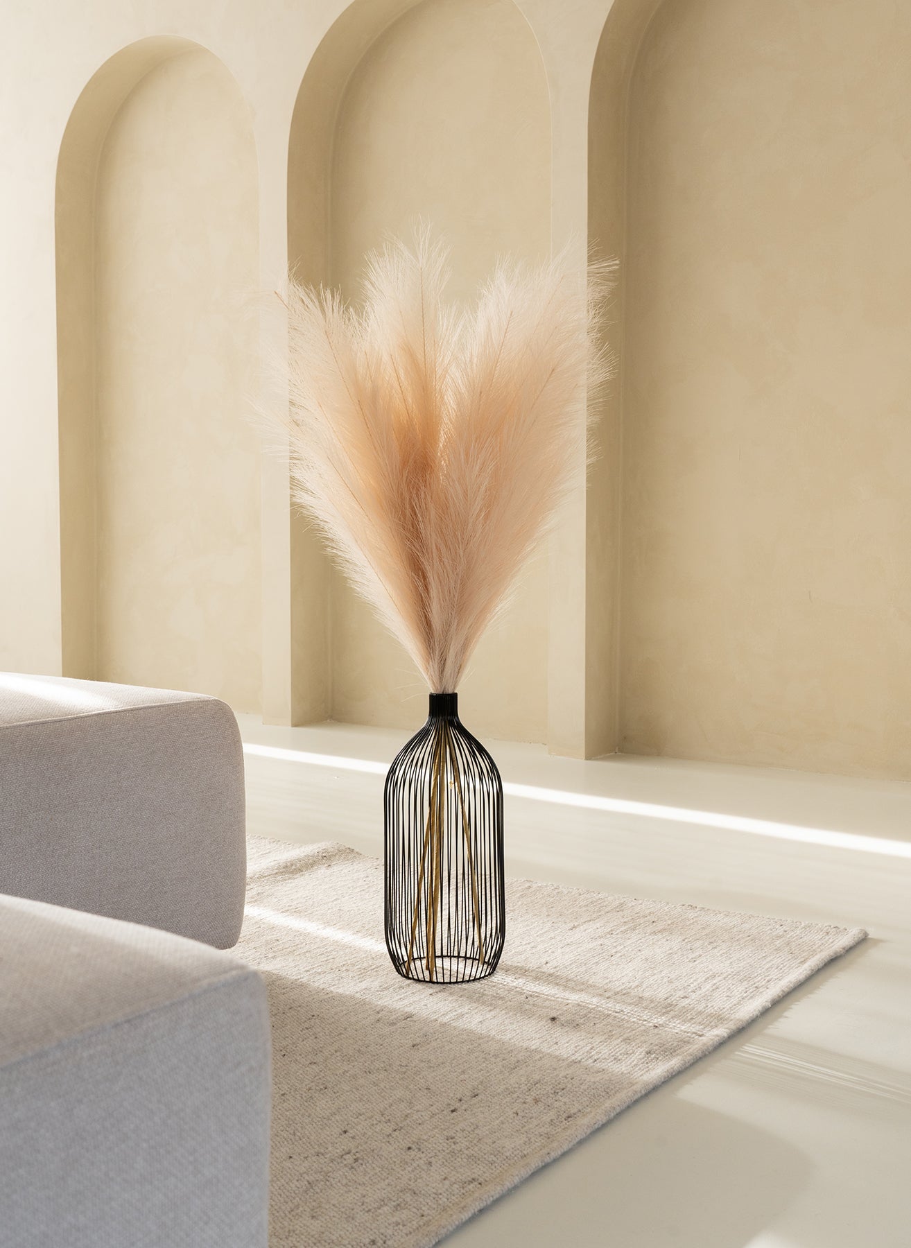 Pampas 110cm (3 Stängel) - Creme