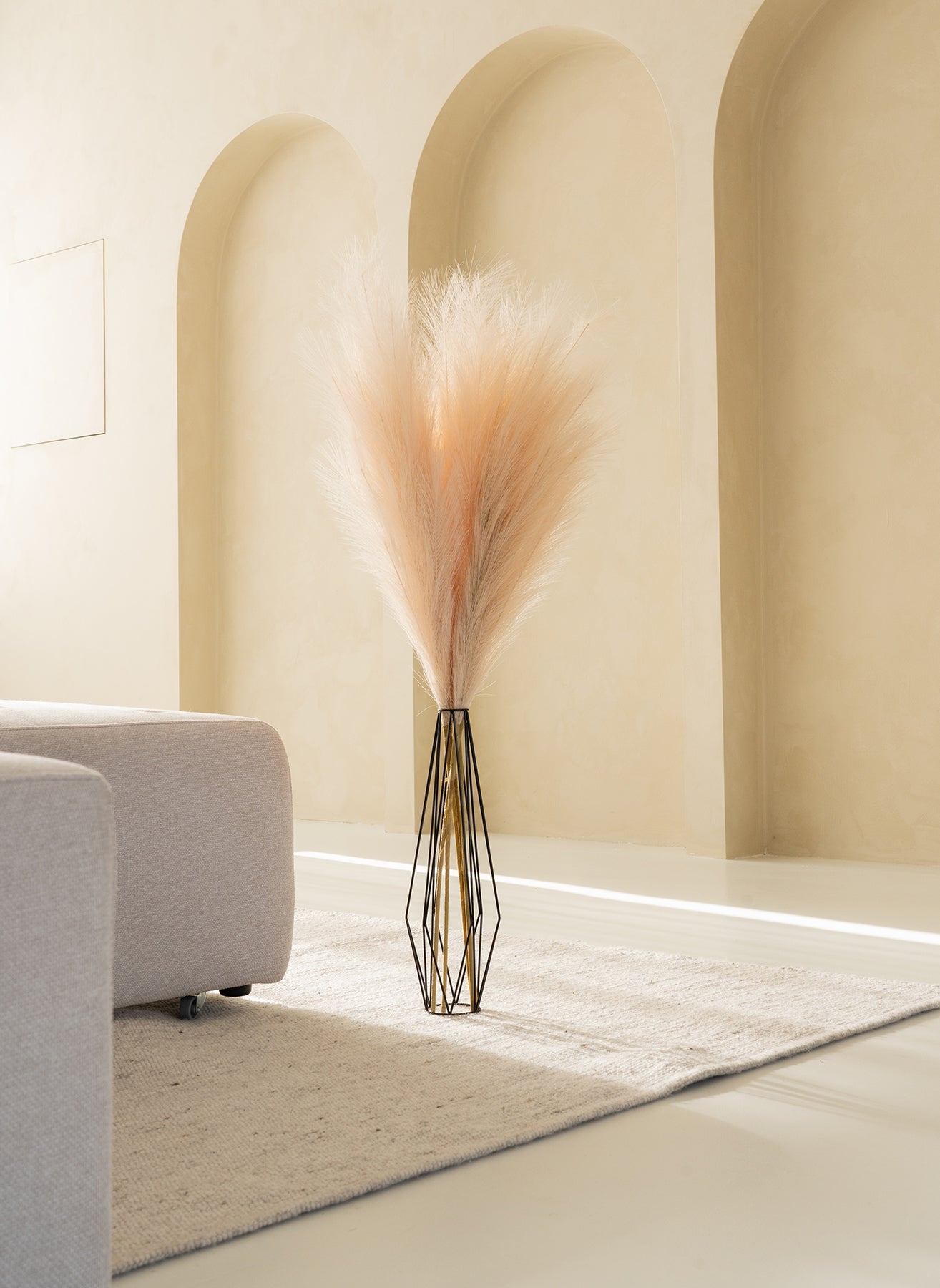 Pampas 110cm (3 Stängel) - Creme