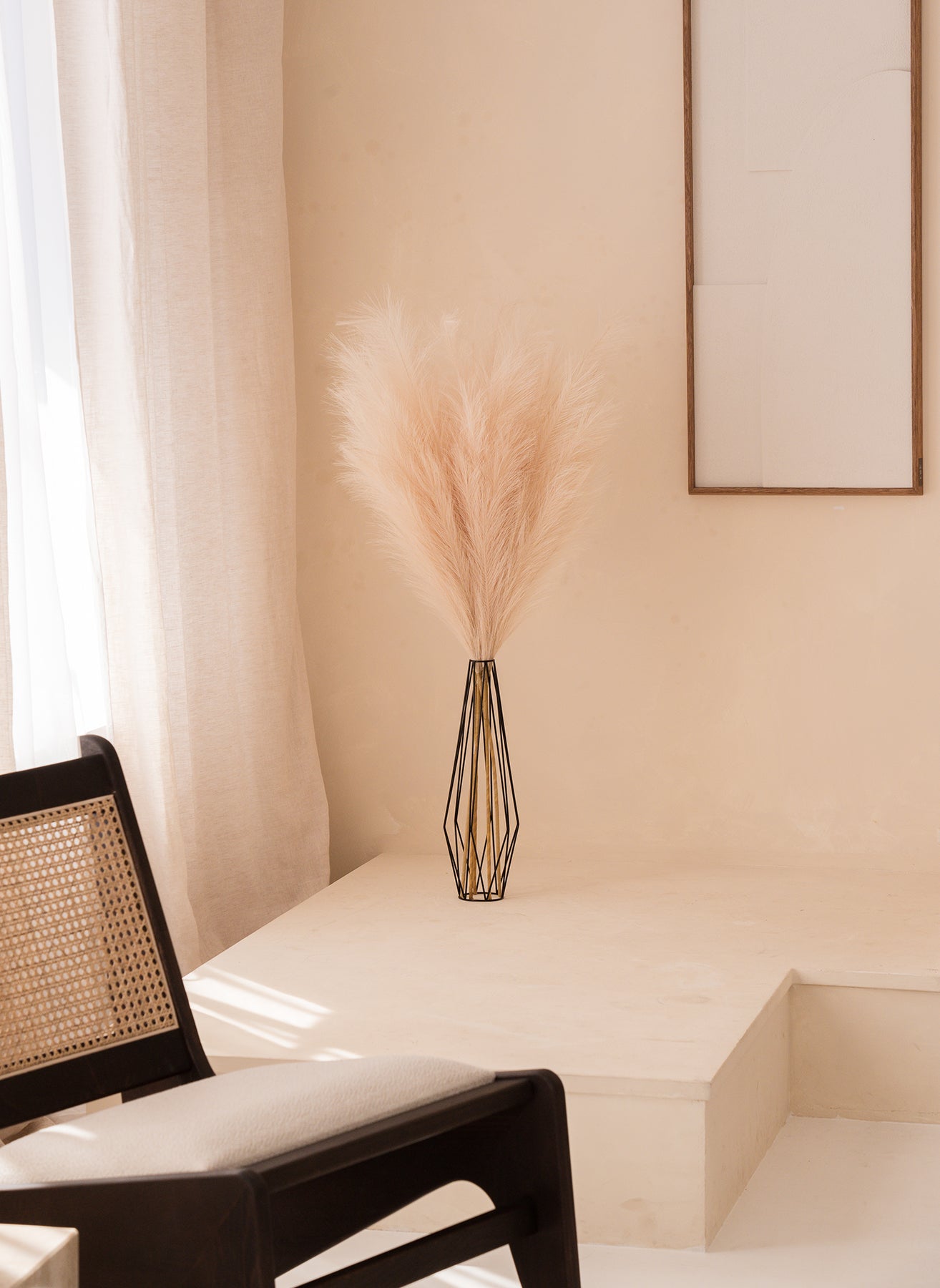 Pampas 110cm (3 Stängel) - Creme