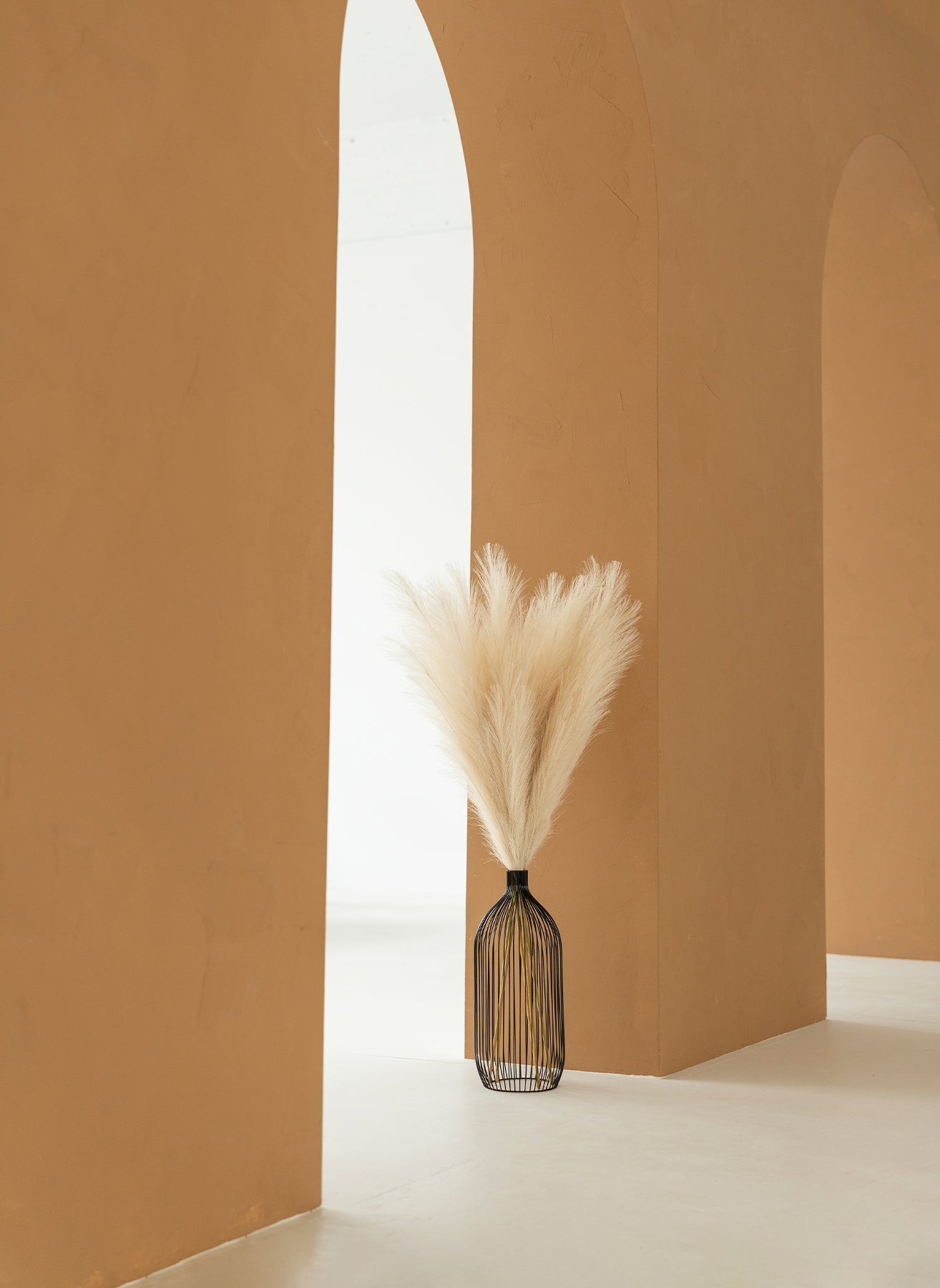 Pampas 110cm (3 Stängel) - Beige