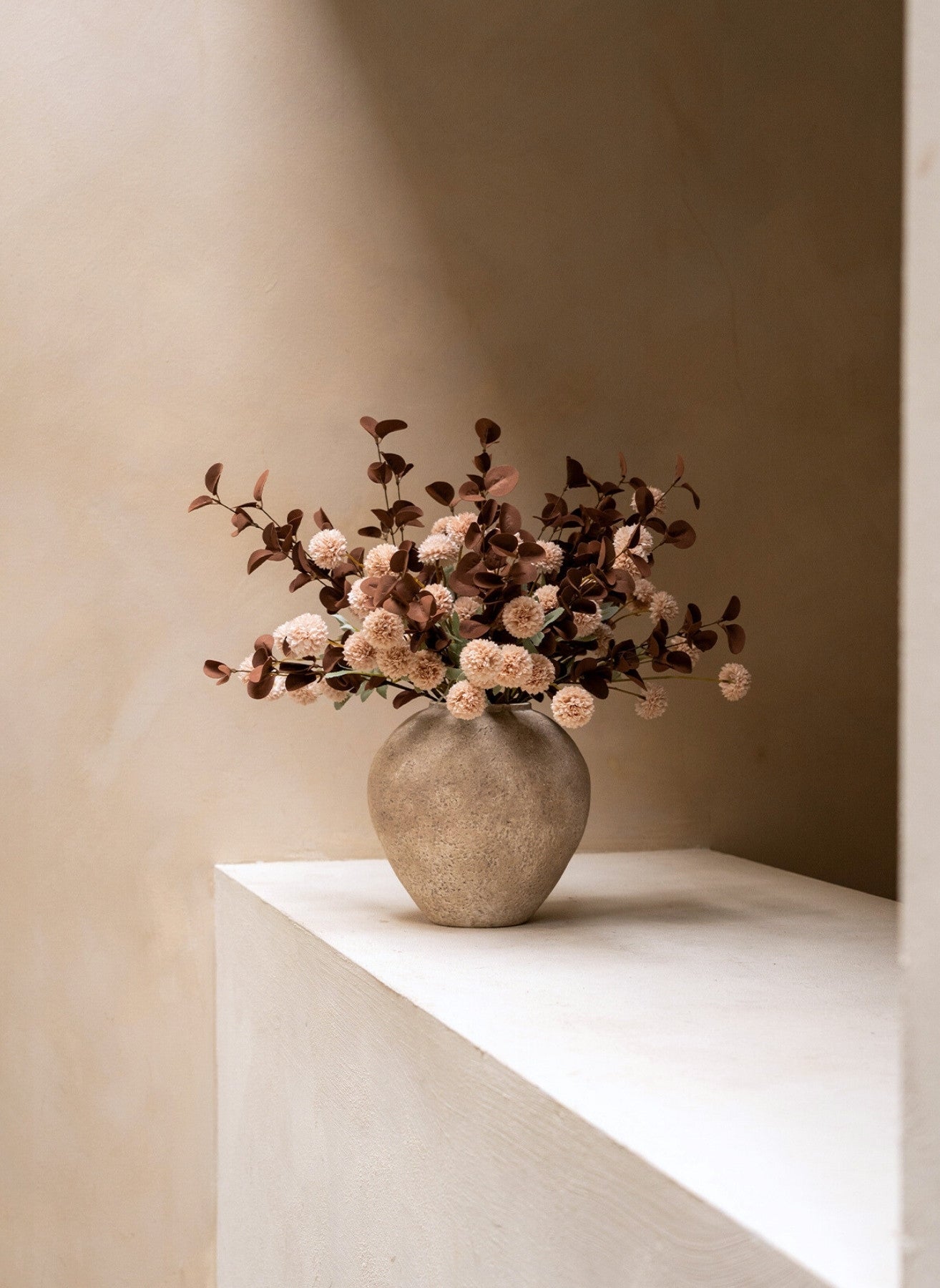 Zusammengestellter Blumenstrauß - Creme Mix