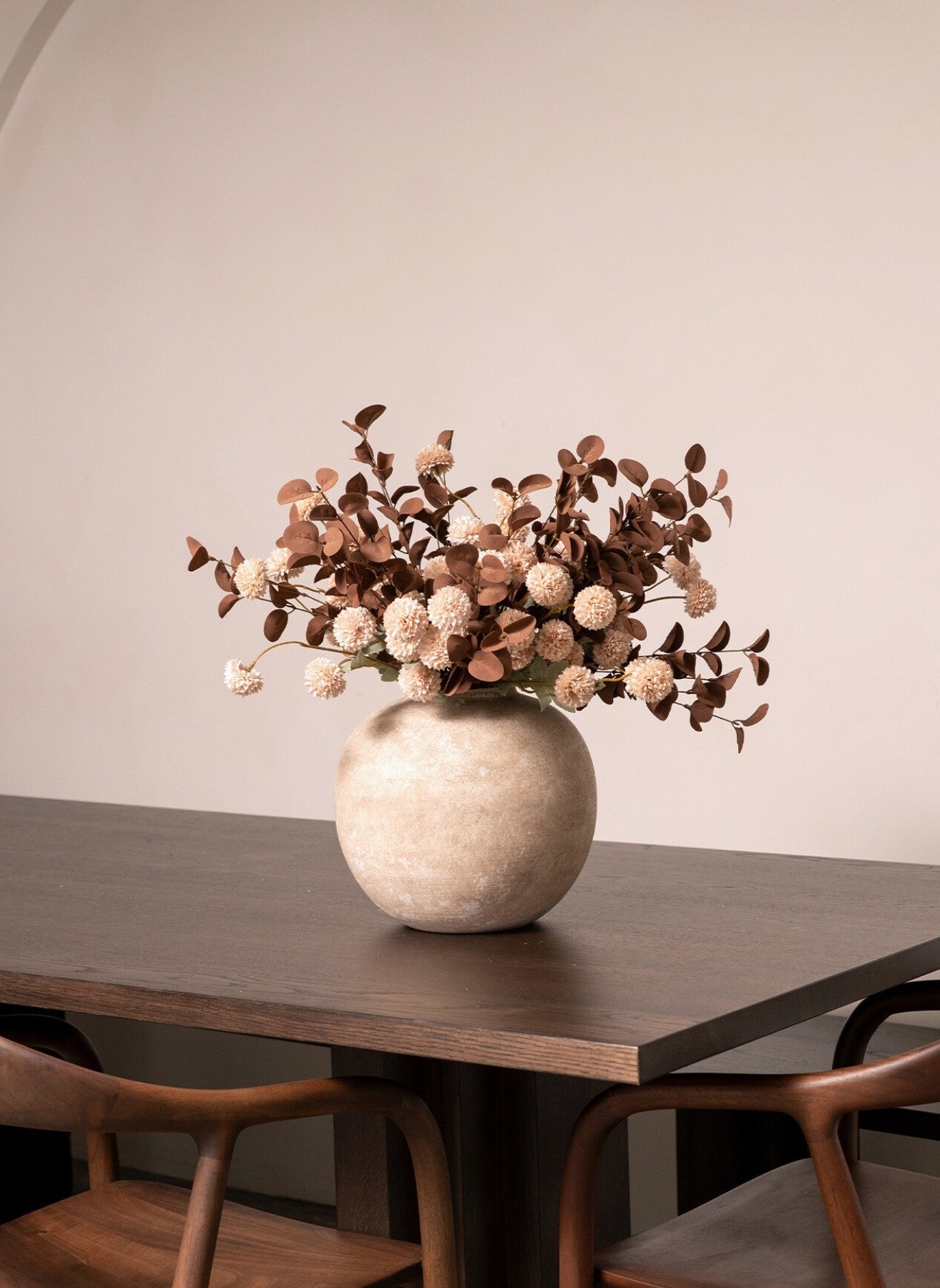 Zusammengestellter Blumenstrauß - Creme Mix